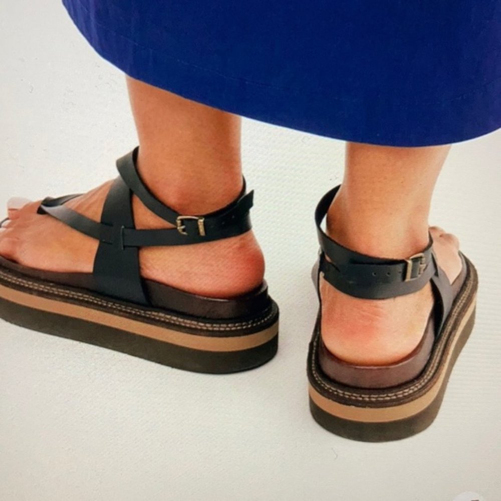 Free People Tropez Footbed Sandal - Picture 3 of 4